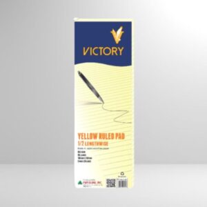 VICTORY Yellow Pad 1/2 Lengthwise (108 mm x 330 mm)