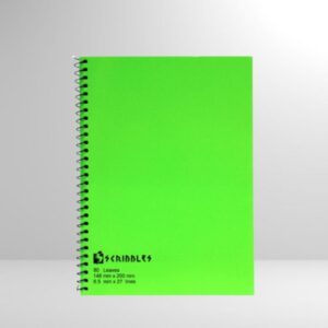 Scribbles Notebook with Spiral 80 Leaves