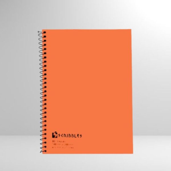 Scribbles Notebook with Spiral 80 Leaves - Image 2