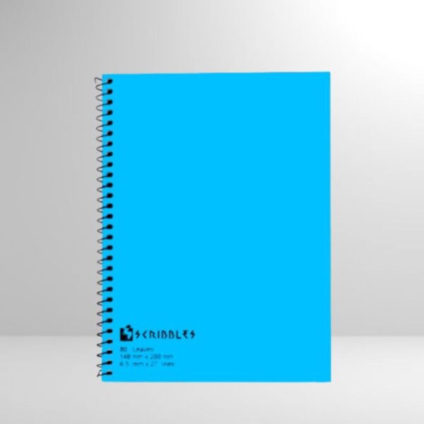 Scribbles Notebook with Spiral 80 Leaves - Image 3