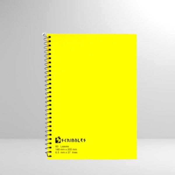 Scribbles Notebook with Spiral 80 Leaves - Image 7