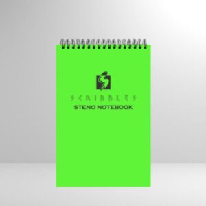 Scribbles Steno Notes {152 mm x 228 mm} Open Top 60 Leaves