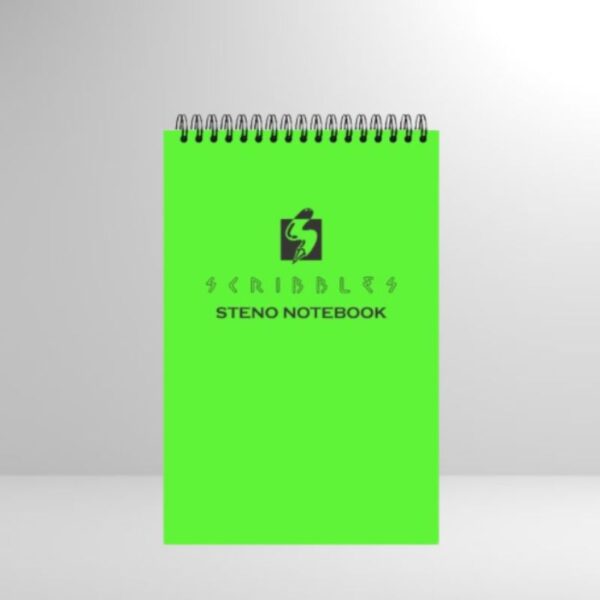 Scribbles Steno Notes {152 mm x 228 mm} Open Top 60 Leaves