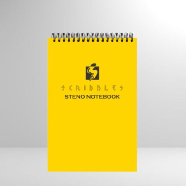 Scribbles Steno Notes {152 mm x 228 mm} Open Top 60 Leaves - Image 3