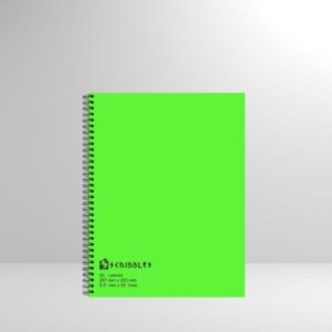 Scribbles University Notebook with Spiral