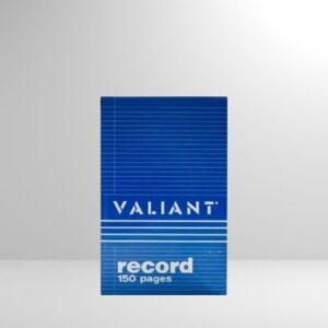 Valiant Record Book Junior 150 Pages