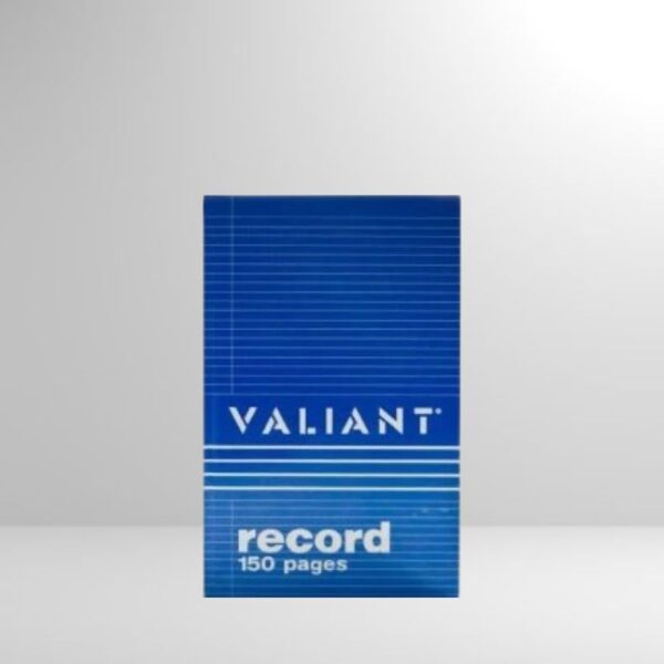 Valiant Record Book Junior 150 Pages