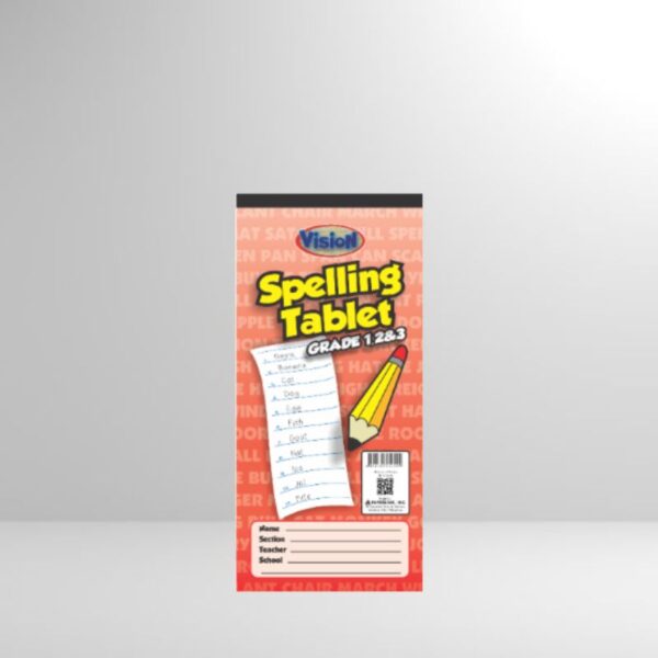 Vision Spelling Tablet - Grade 1, 2 & 3