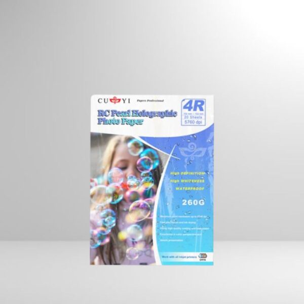 RC Pearl Holographic Photo Paper