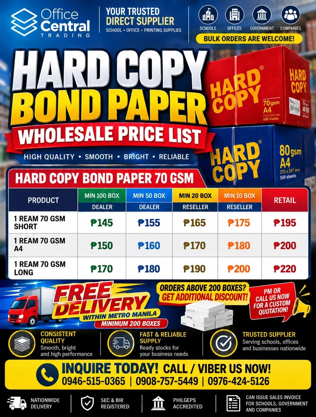 Hard Copy Bond Paper